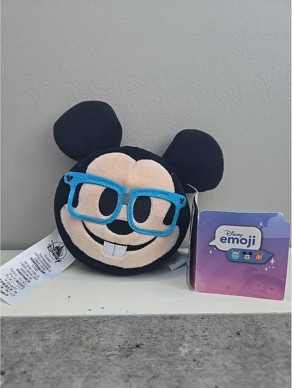 Disney - Mickey Mouse Glasses Emoji Plush - Small - 4"
